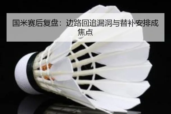 国米赛后复盘：边路回追漏洞与替补安排成焦点